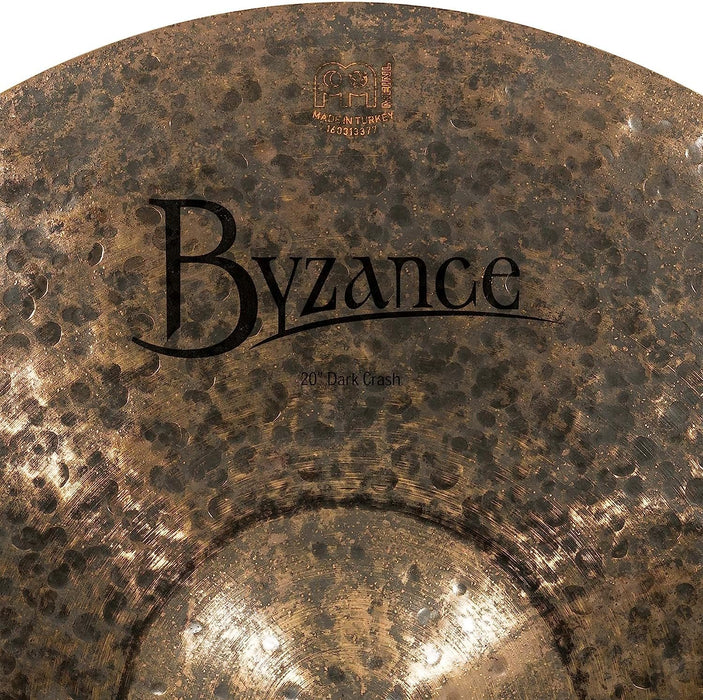 Meinl Cymbals Byzance 20" Extra Dry Thin Crash — MADE IN TURKEY — Hand Hammered B20 Bronze, 2-YEAR WARRANTY, B20EDTC