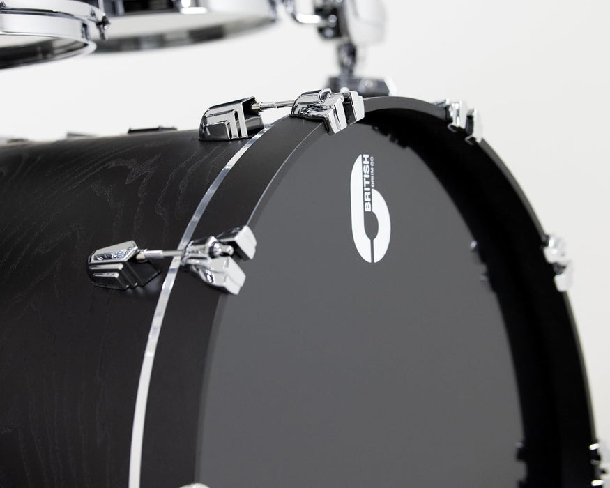 British Drum Co. RAV-CB-22 Raven Club Kit Satin Black