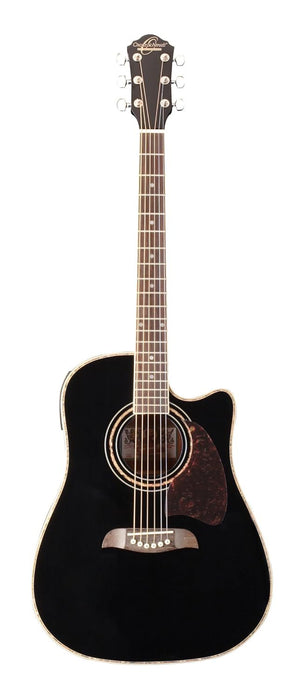 Oscar Schmidt 6 String Acoustic-Electric Guitar, Right (OG2CEB-A-U)
