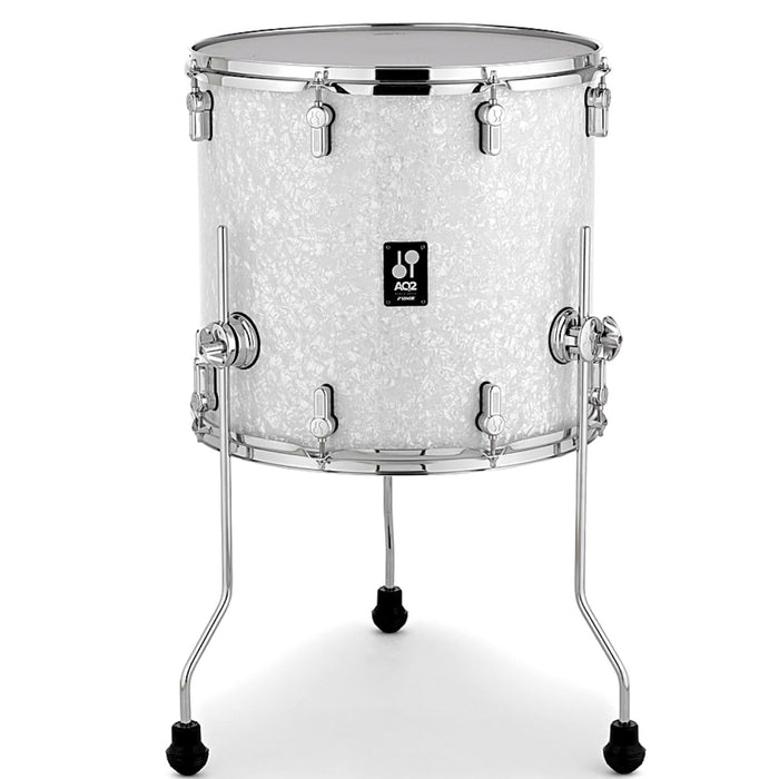 Sonor AQ2 Maple Floor Tom 13"x12", White Pearl (AQ2-1312-FT-WHP)