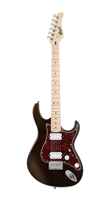 Cort G100 HH G Series Double Cutaway Electric Guitar, Open Pore Walnut