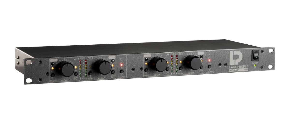 Lake People 4-Channel Microphone Preamplifier (LP-F311-Q-U)