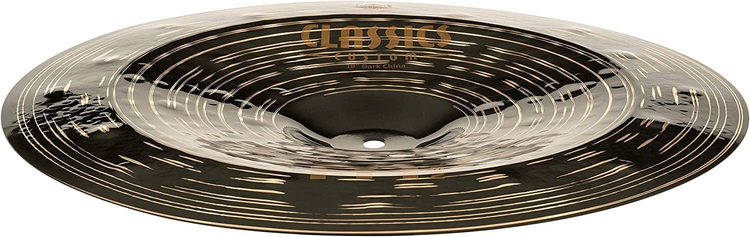 Meinl 18" China Cymbal - Classics Custom Dark - Made in Germany, 2-YEAR WARRANTY (CC18DACH)