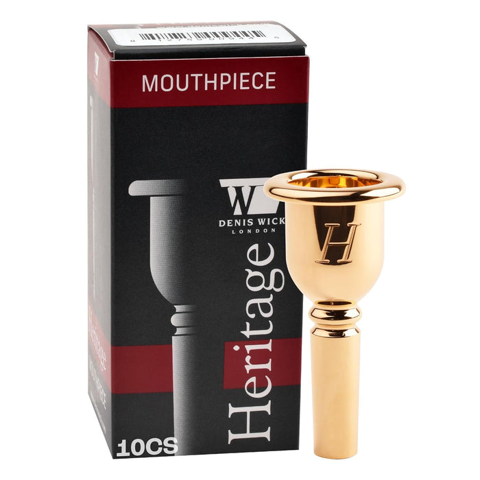 Denis Wick Heritage Trombone Mouthpiece Gold-Plated 3180G-5BS Small Shank