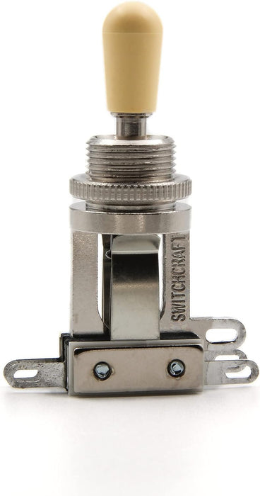 Switchcraft 3-Way Short Toggle Switch w/ Genuine Switchcraft Cream Tip