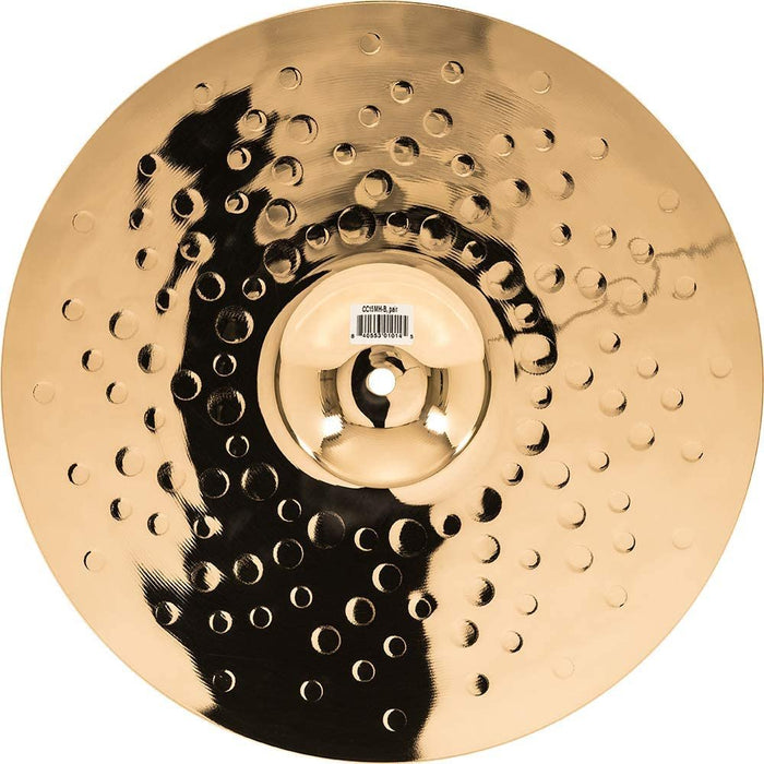 Meinl 15" Medium Hihat (Hi Hat) Cymbal Pair - Classics Custom Brilliant - Made in Germany, 2-YEAR WARRANTY (CC15MH-B)