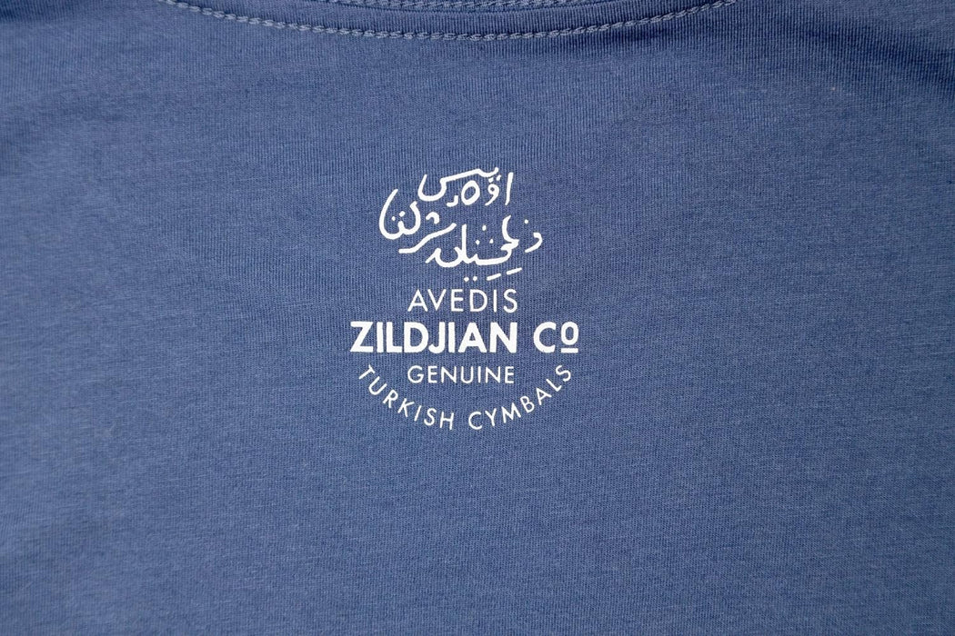 Zildjian Logo T-Shirt, Classic Fit - X-Large Slate Blue (ZATS0064)