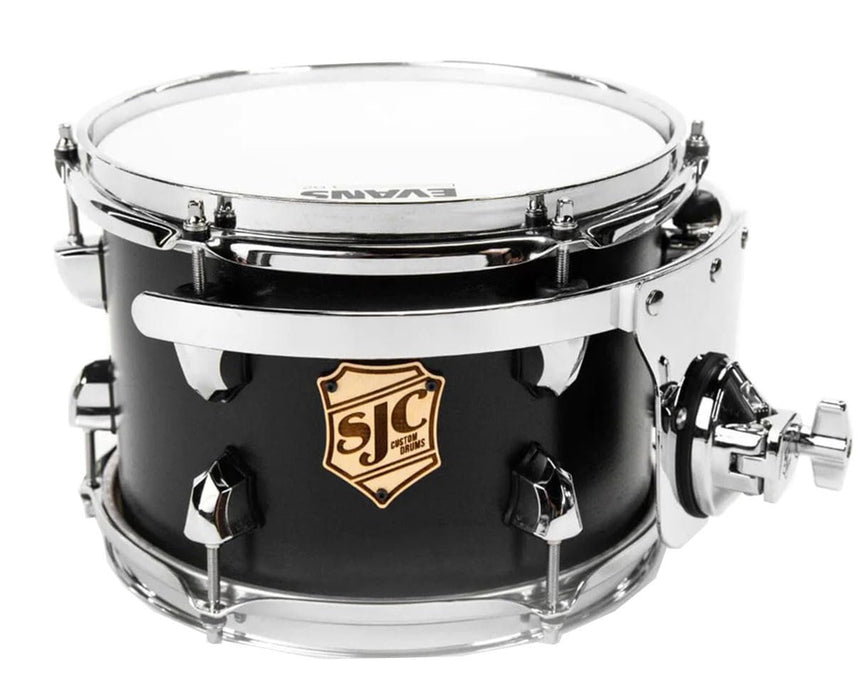 SJC Custom Drums Tour Series Rack Tom - 7 x 10 inch - Matte Black