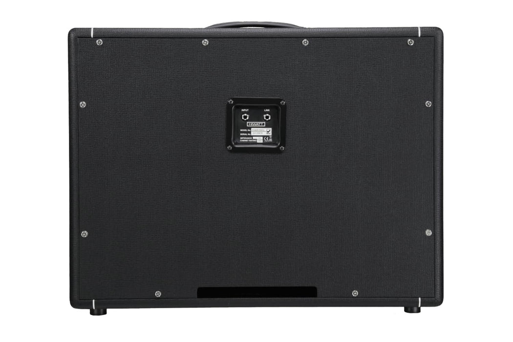 Hiwatt HG212 Guitar Amplifier Speaker Cabinet with 2x12 Inch Speakers, 8 Ohm, 200W, Black