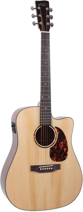 Recording King 6 String Acoustic-Electric Guitar, Right, Natural (RD-G6-CFE5)