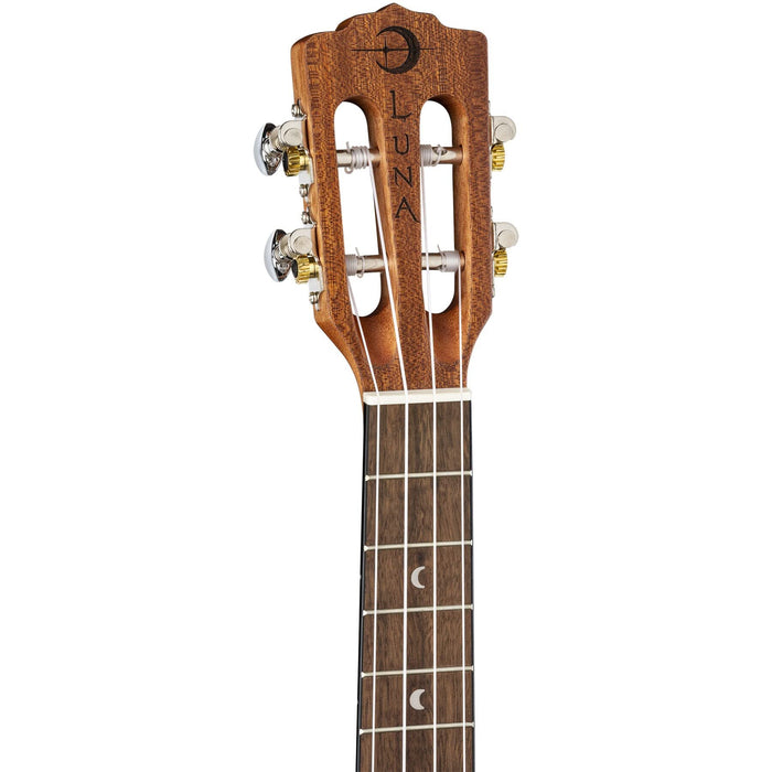 Luna Henna Dragon Mahogany Tenor Ukulele with Preamp and Gigbag