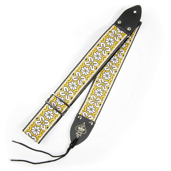 D'Andrea Ace Vintage Reissue Guitar Strap - Rooftop - Replica of Guitar Strap used on John Lennon's Epiphone Casino at the "Rooftop" Concert in 1969