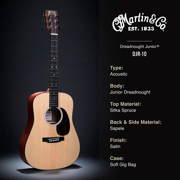 Martin D Jr-10 Satin Sitka/Sapele