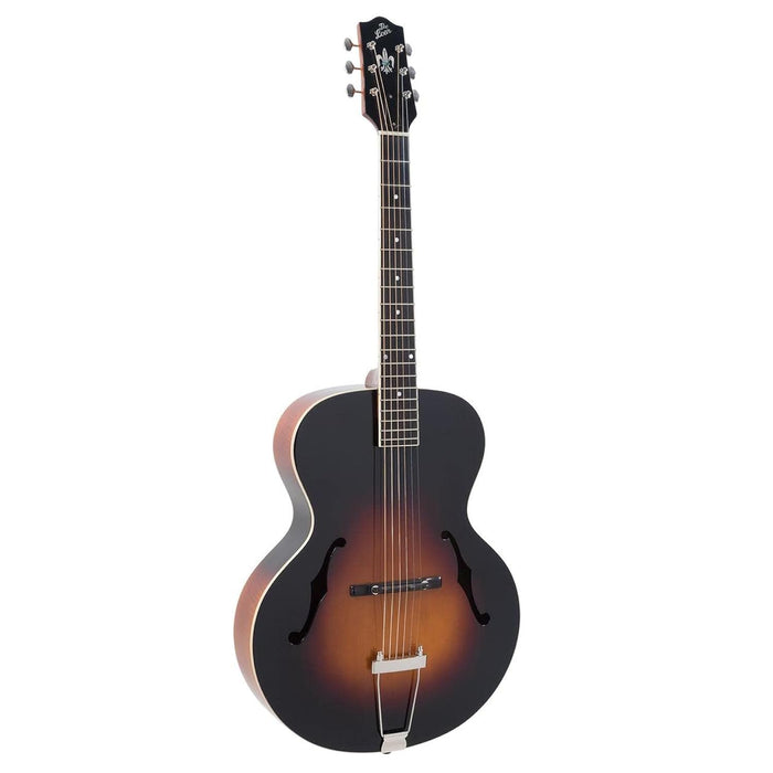 The Loar LH-600-VS Hand-Carved Archtop Acoustic Guitar, Vintage Sunburst Finish