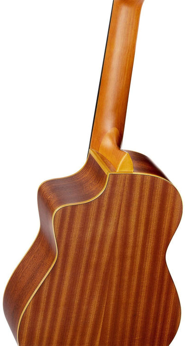 Ortega Guitars Requinto Series 6 String Acoustic Guitar, Right, Spruce, 22 Zoll (RQ25)