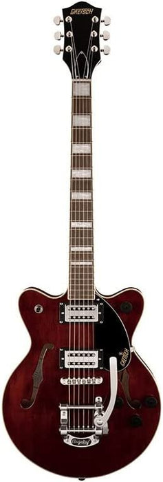 Gretsch G2655T Streamliner Center Block Jr. Double-Cut with Bigsby, Laurel Fingerboard, Broad'Tron BT-2S Pickups Electric Guitar (Right-Handed, Walnut Stain)