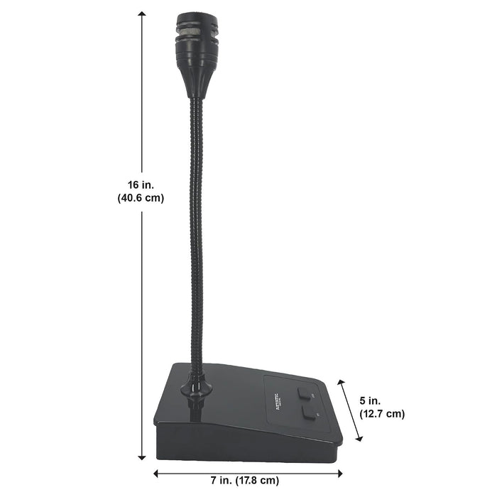 Astatic by CAD Audio by CAD Audio GN14-HL Gooseneck Paging Microphone