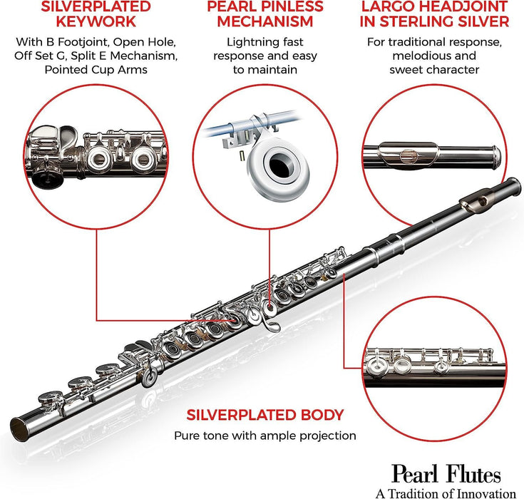 Pearl 665RBE1RB Quantz Series Flute