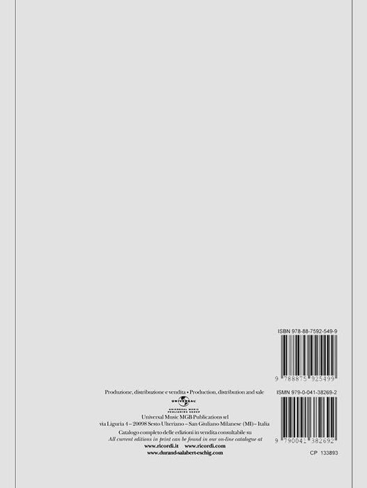 Il Signor Bruschino: Rossini (Gazzaniga) - Critical Edition - It/En
