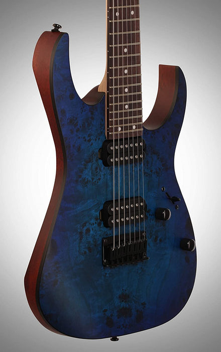 Ibanez RG Series RG7421PB 7-String Electric Guitar Flat Sapphire Blue