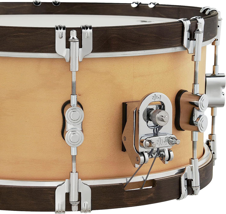 Pacific Drums & Percussion Add-Ons PDP Concept Classic, 6.5x14, Natural/Walnut Hoops Snare Drum (PDCC6514SSNW)