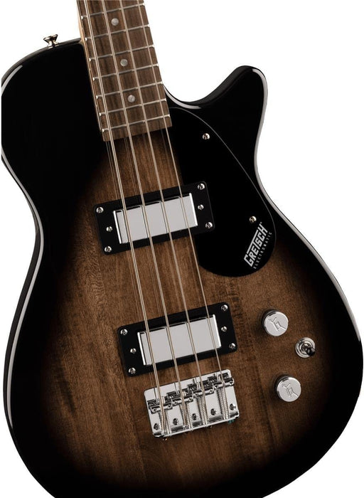 Gretsch G2220 Electromatic Junior Jet Bass II Short-Scale 4-String Guitar with Basswood Body, Laurel Fingerboard, and Bolt-On Maple Neck (Right-Hand, Bristol Fog)