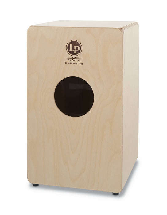 Latin Percussion Woodshop Cajon, Black Artply, 19” x 11-1/2 x 11-3/4” (LP1491BS)