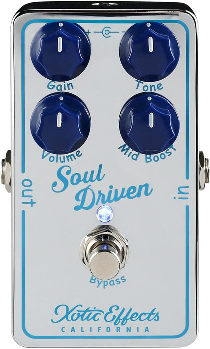 Xotic Effects Soul Driven Boost & Overdrive Effects Pedal (SOUL DRIVEN)