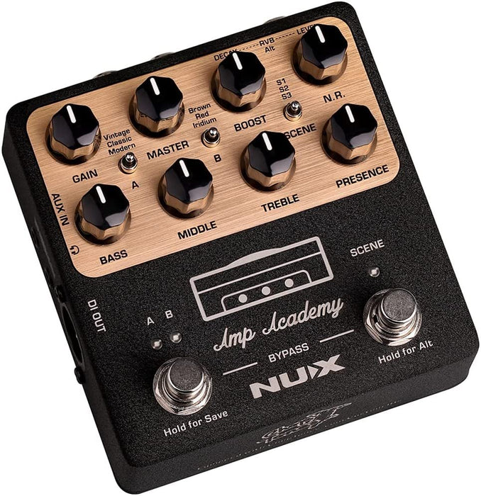 NUX NGS-6 Amp Academy Amp Modeler Guitar Pedal 1024 Samples IR, 3rd Party IR Loader