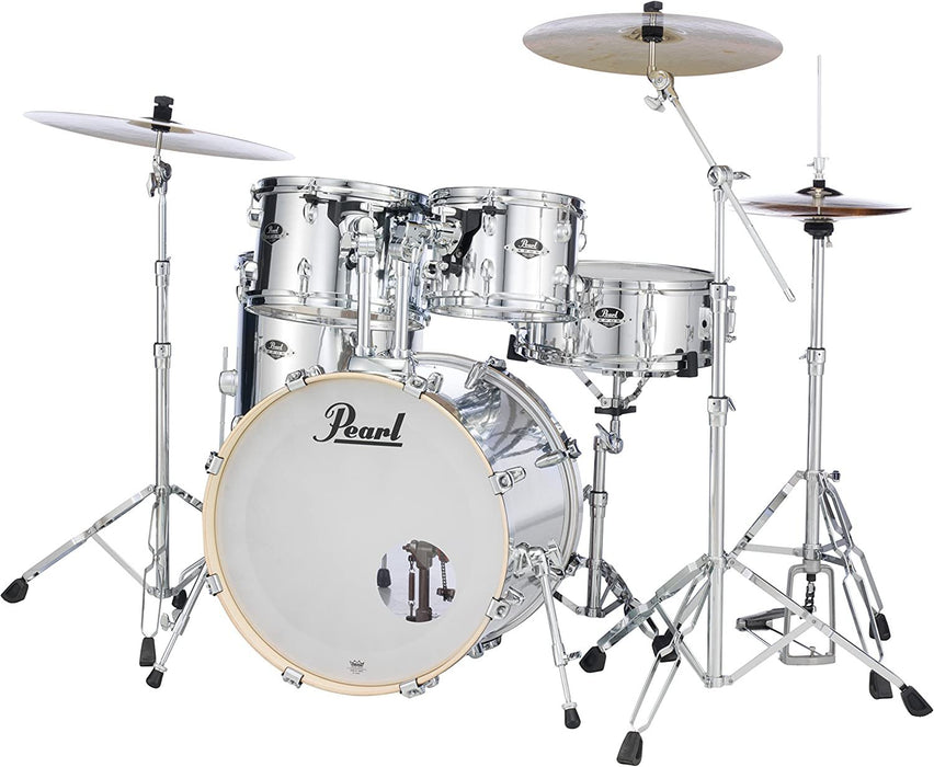 Pearl Export 5-Piece Drum Set w/830-Series Hardware Pack - Mirror Chrome (EXX705N/C49)