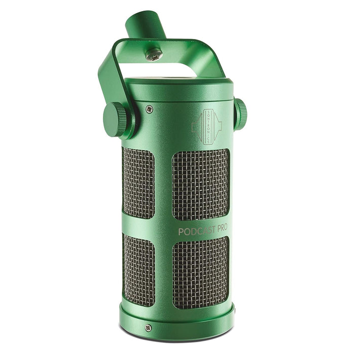 Sontronics Podcast Professional Dynamic Mic for Podcast, Broadcast, Streaming, Gaming & VC - XLR Connection, No Phantom Power Required - Lifetime Microphone Warranty - Designed & Built in UK (Green)