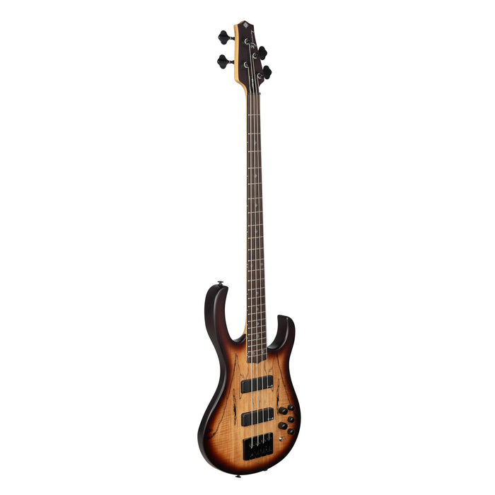 H. Jimenez 4-String Bass Guitar w/Deluxe Padded Gig Bag - Satin Spalt Burst (LBS4-SB)