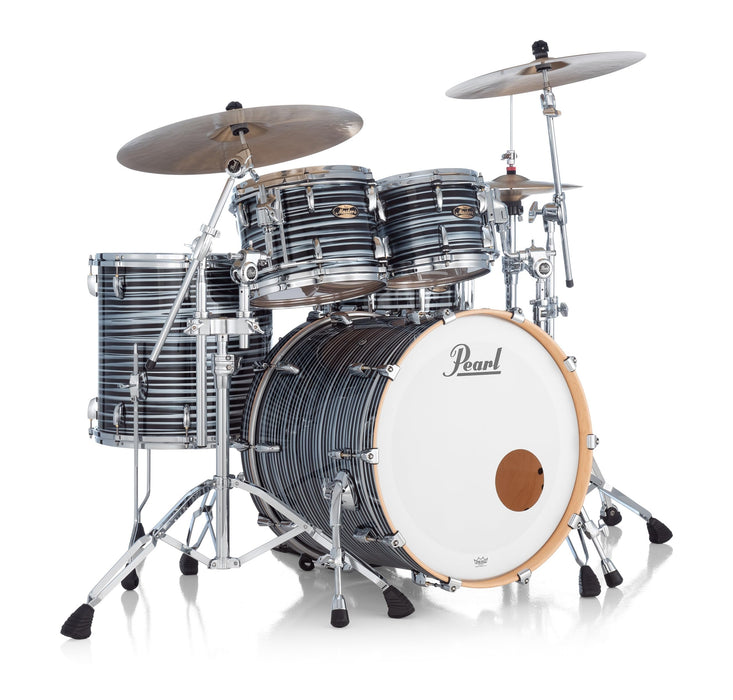 Pearl Masters Maple Pure 4 Piece Shell Pack, Black Oyster Swirl (MP4C924XESPL/C855)