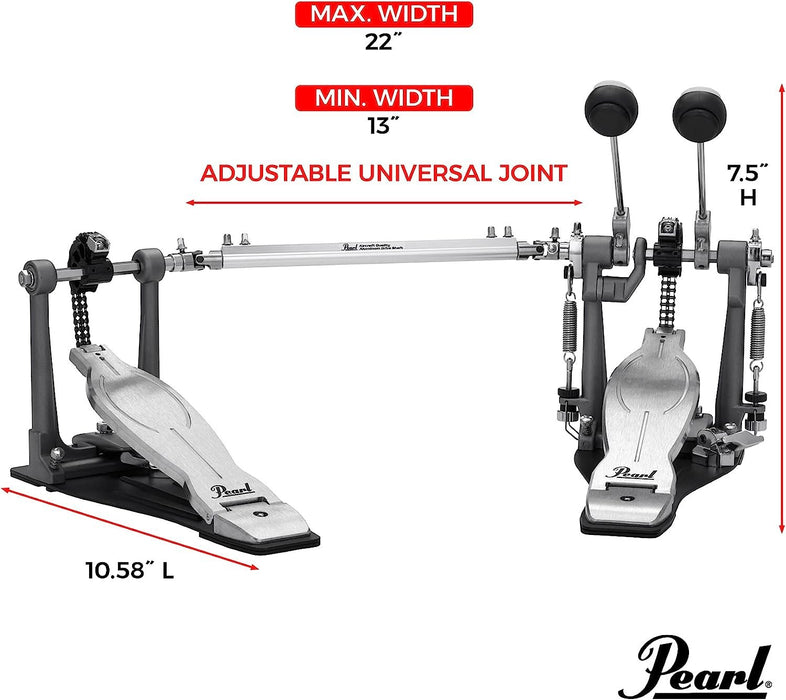 Pearl Eliminator Solo Double Bass Drum Bass Drum Pedal - Black Cam (P1032)