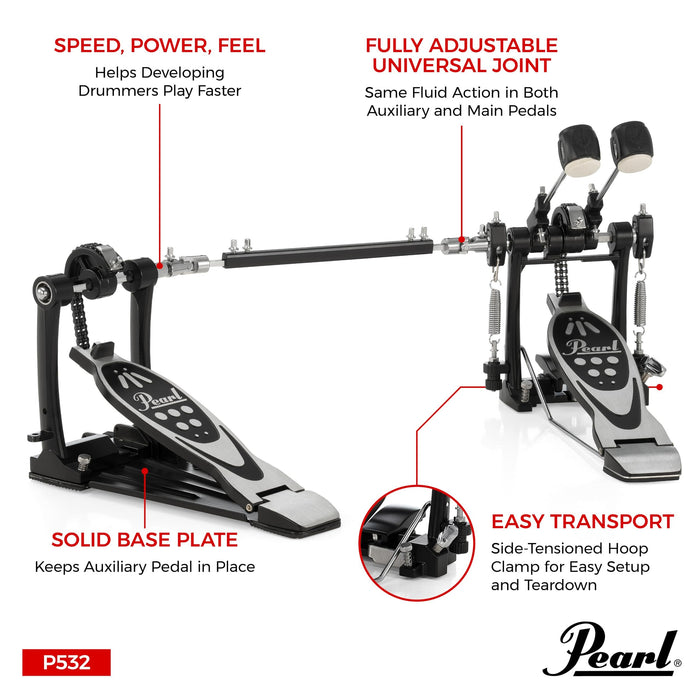 P532 Double Bass Drum Pedal