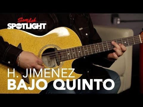 H. Jimenez 10-String Acoustic-Electric Bajo Quinto - Flame Maple (LBQ1EBF)