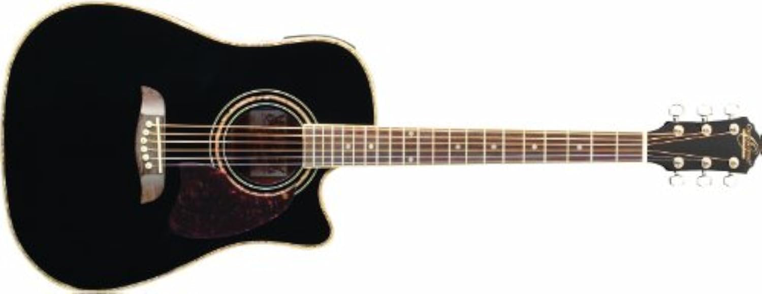 Oscar Schmidt 6 String Acoustic-Electric Guitar, Right (OG2CEB-A-U)