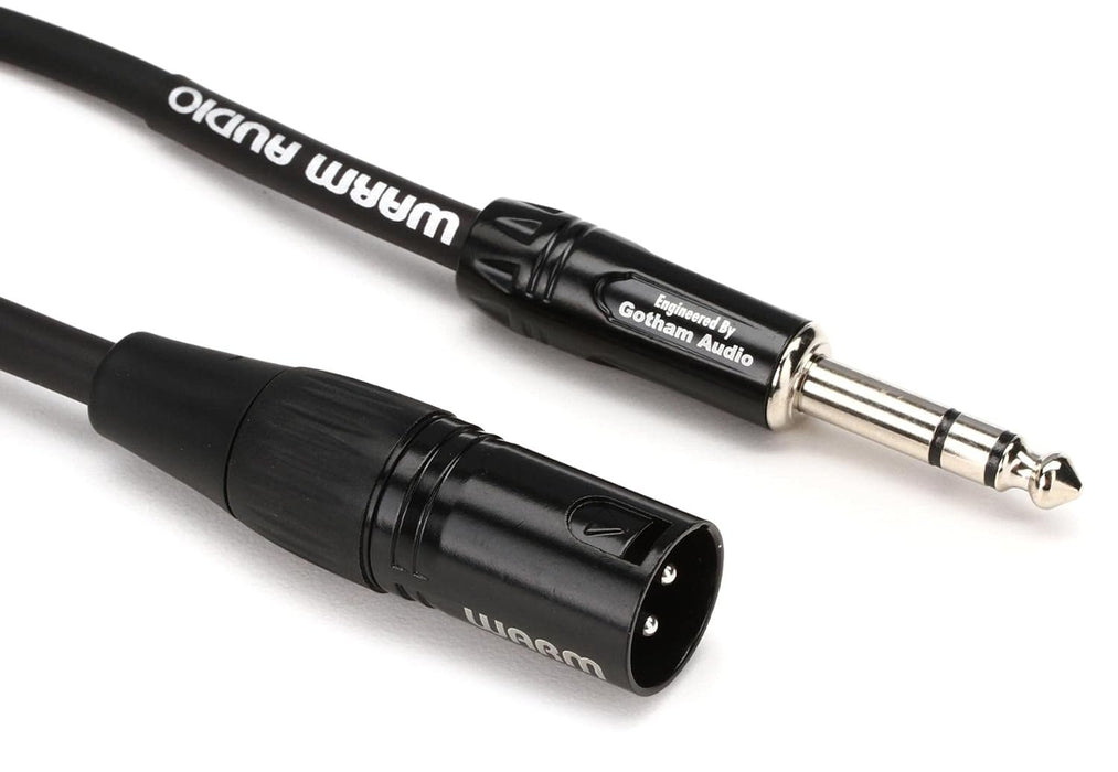 Warm Audio Pro XLR Male to TRS Male Cable - 6 Foot