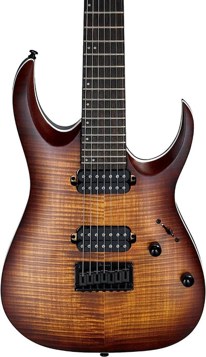 Ibanez RGA Series RGA742FM 7-String Electric Guitar Flat Dragon Eye Burst