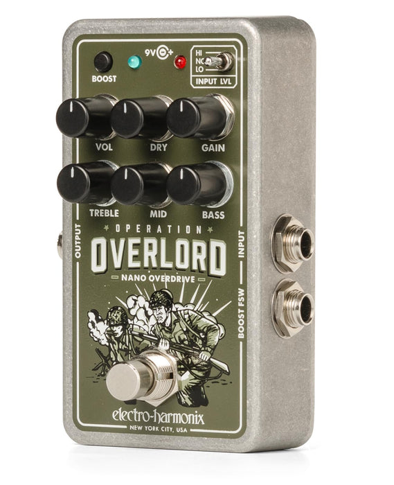 Electro-Harmonix Nano Operation Overlord Allied Overdrive Pedal