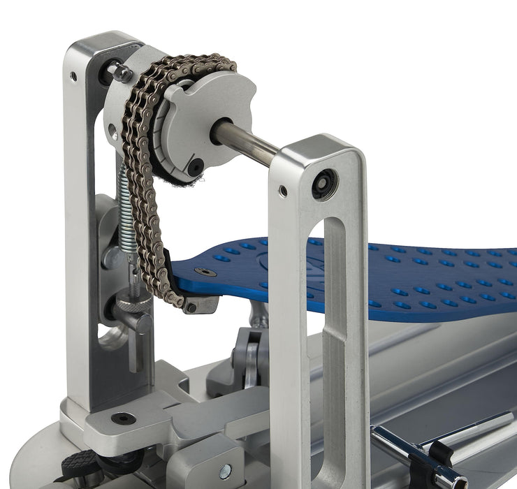 DW Series Colorboard Machined Chain Drive w/Bag, Cobalt Edition Bass Drum Pedal (DWCPMCDBL)