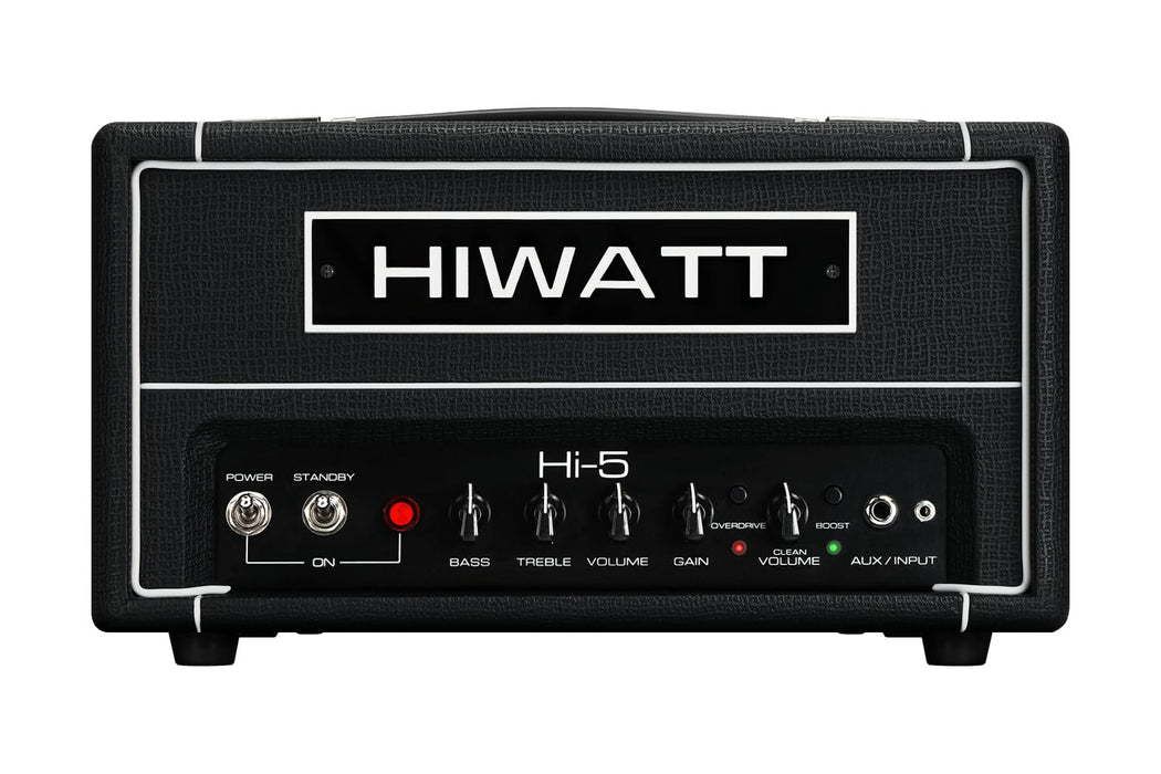 Hiwatt Hi-5 Head 5W 2-Channel Tube Guitar Amplifier Head, British Engineered