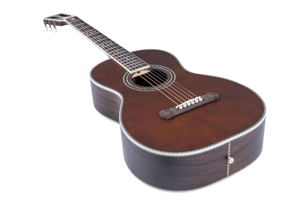 Washburn R310K Victorian Parlor Acoustic Guitar w/Gigbag, Antique Brown