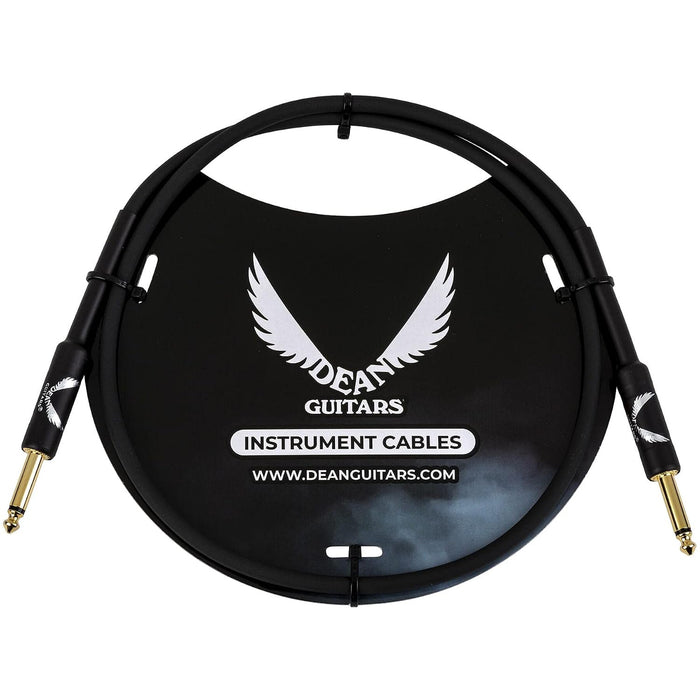 Dean Guitars Instrument Cable 3ft Straight-Straight Patch