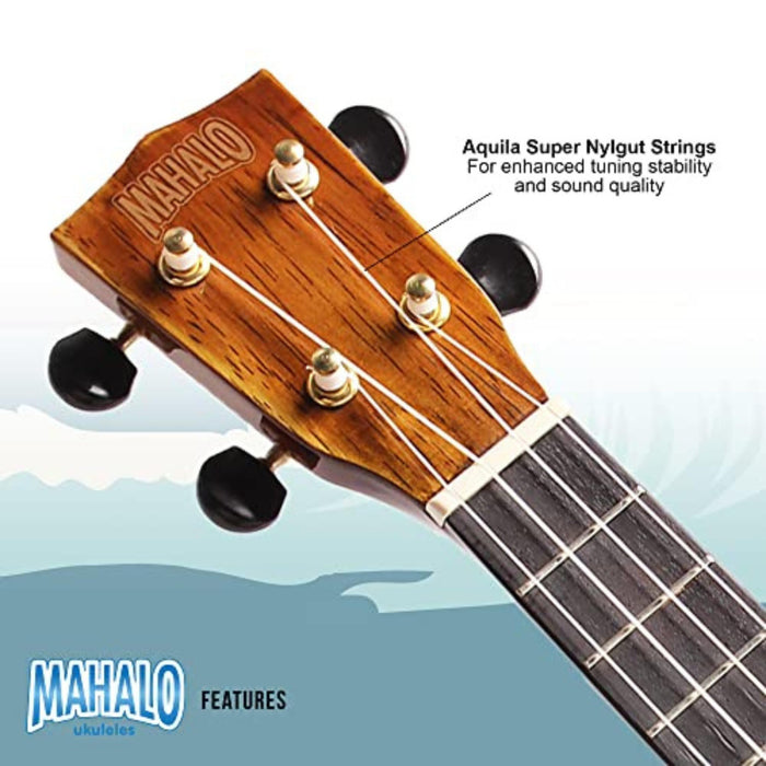 Mahalo Concert Ukulele, Natural (2516)