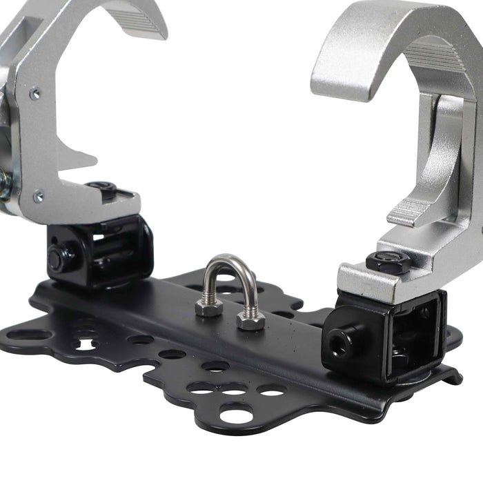 Prox XT-CDF12 Folding Plate with Dual Truss Clamp for Moving Heads Stage Lighting