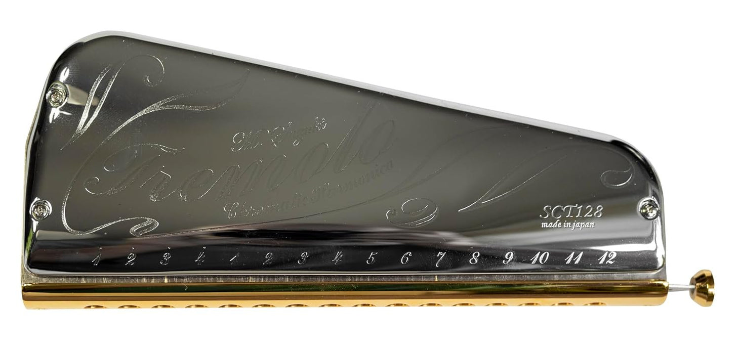 Suzuki SCT-128 Tremolo Chromatic Professional 16-Hole Chromatic Harmonica