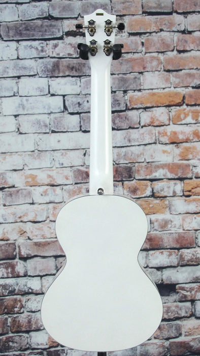 Lanikai, 4-String Ukulele, White,Pearl (JMS-AWT2)