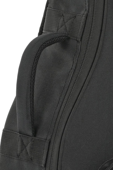 OVATION Guitars Guitar Soft Case - Fits Deep Contour/Mid-Depth/Super Shallow Models - 20mm Soft Grip Padding Lint Free - Backpack Straps - Black/Charcoal