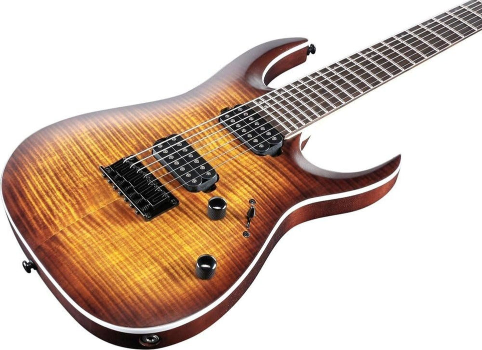 Ibanez RGA Series RGA742FM 7-String Electric Guitar Flat Dragon Eye Burst